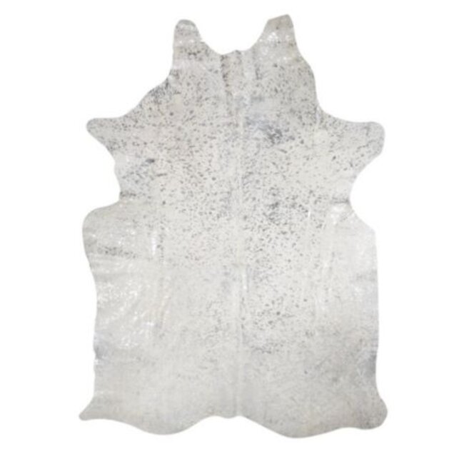 Mars & More vloerkleed koe gekleurd zilver 250cm