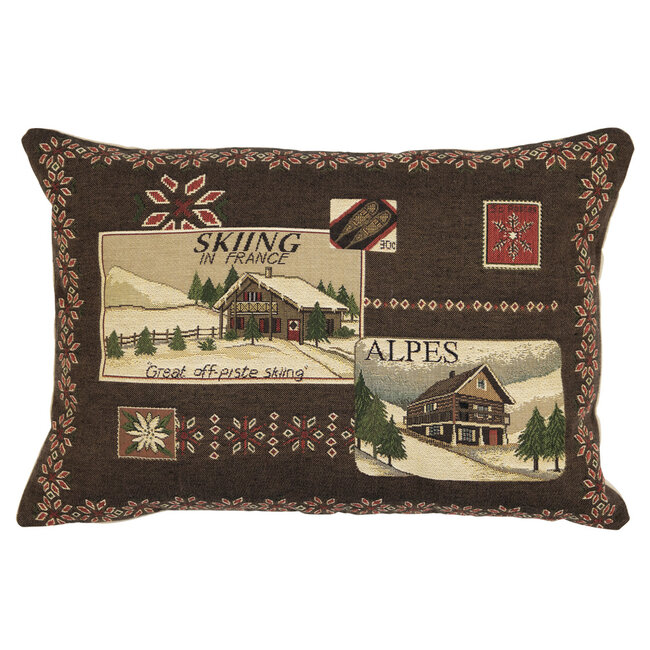Mars & More gobelin kussen alpen alpes 30x45cm