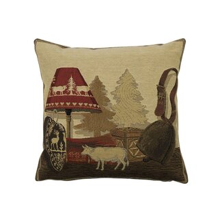Mars & More gobelin kussen winter lamp 33x33cm