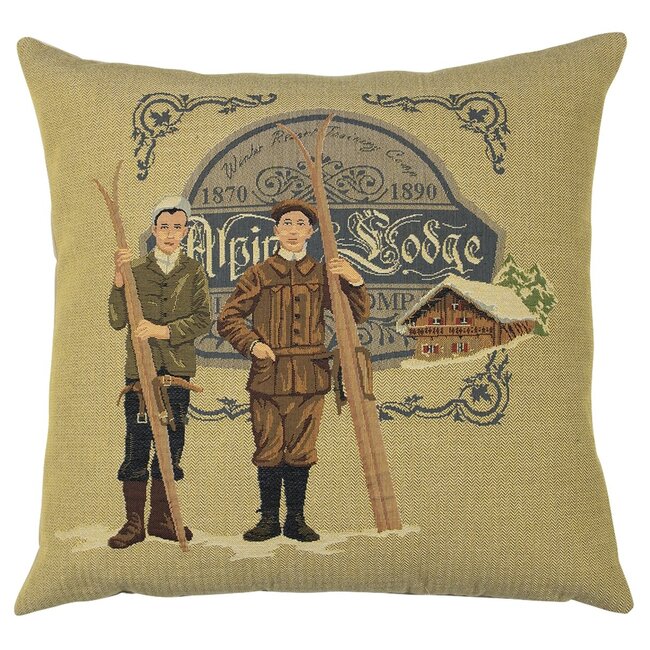 Mars & More gobelin kussen alpine lodge 45x45cm