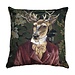 Mars & More gobelin kussen baron hert paars 45x45cm