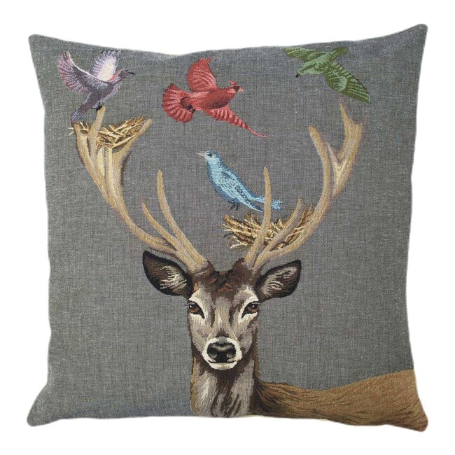 Mars & More gobelin kussen funky deer nest 45x45cm