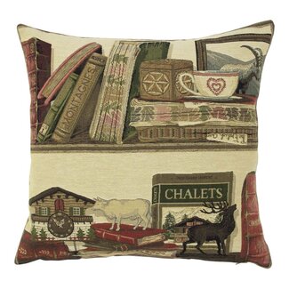 Mars & More gobelin kussen winter hert 45x45cm*