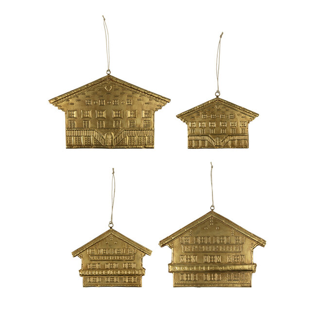 Mars & More hanger ijzer chalet b goud 16cm