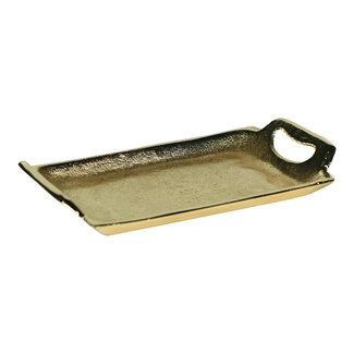 Mars & More dienblad rechthoek champagne goud 21cm