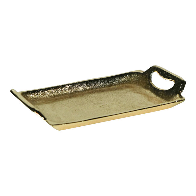 Mars & More dienblad rechthoek champagne goud 21cm