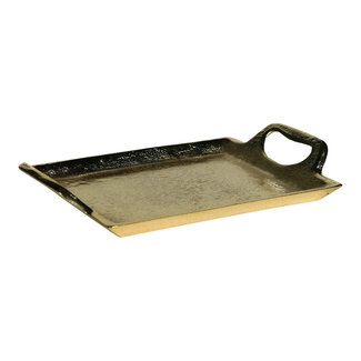 Mars & More dienblad rechthoek champagne goud 25cm