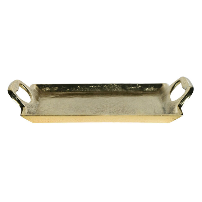 Mars & More dienblad rechthoek champagne goud 25cm
