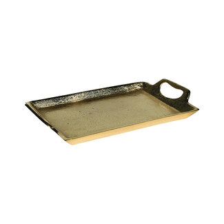 Mars & More dienblad rechthoek champagne goud 35cm
