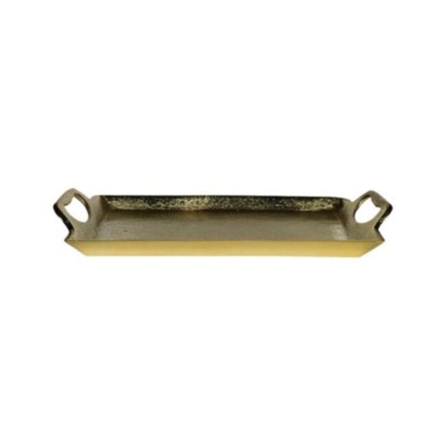 Mars & More dienblad rechthoek champagne goud 35cm