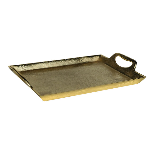 Mars & More dienblad rechthoek champagne goud 40cm
