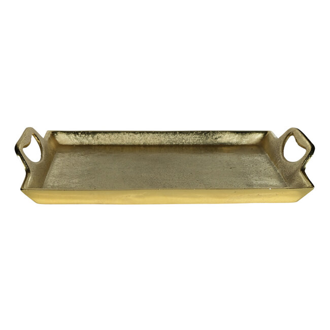 Mars & More dienblad rechthoek champagne goud 40cm