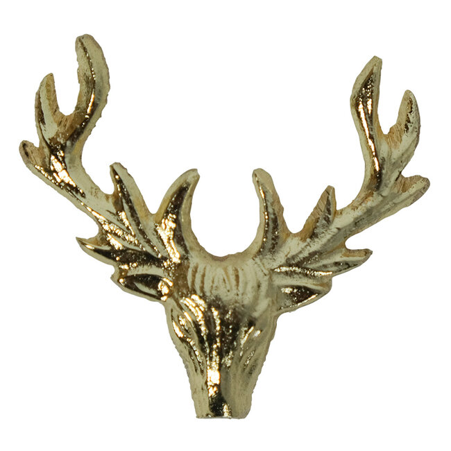 Mars & More kaarsenpin hert silver 5cm (set of 4)