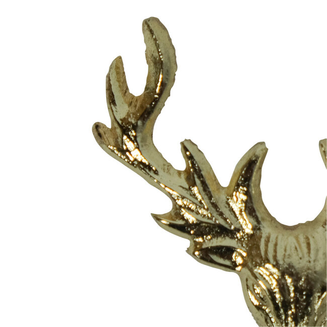 Mars & More kaarsenpin hert silver 5cm (set of 4)