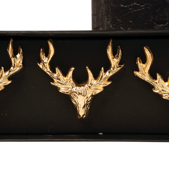 Mars & More kaarsenpin hert goud (set of 4)