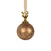 Mars & More decoratie bal hert antiek bruin 10cm
