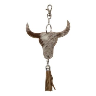 Mars & More sleutelhanger stier bruin 10cm