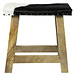 Mars & More bankje koe zwart wit 46cm