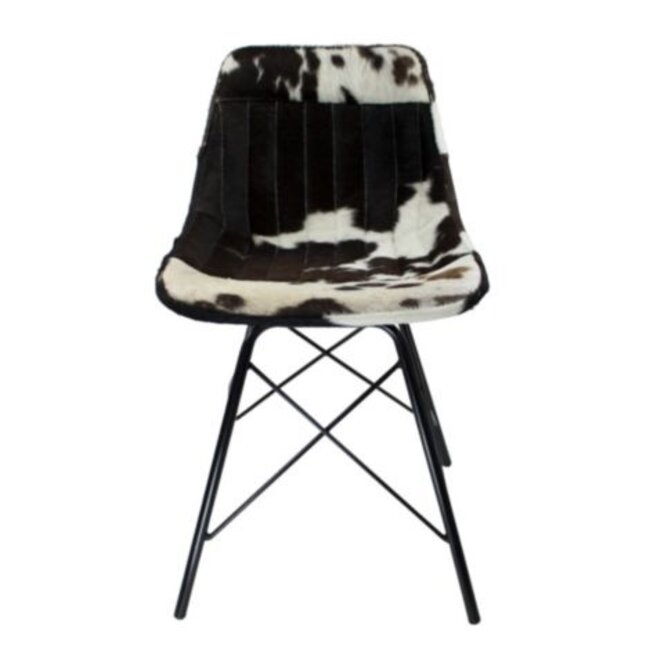 Mars & More stoel koe zwart wit x 79cm (zelfmontage)