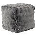 Mars & More poef teddy bubble grijs 40x40x45cm