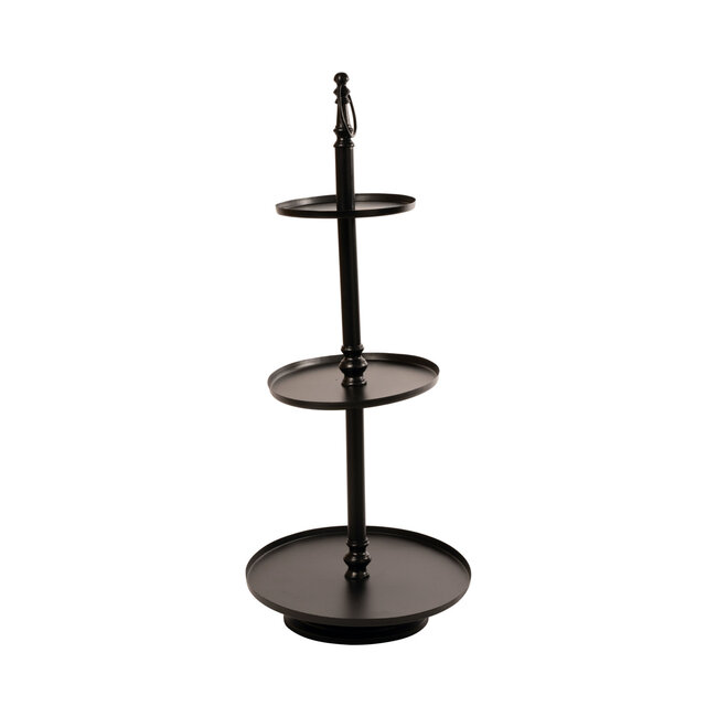 Mars & More etagère ovaal 3 lagen zwart 100cm