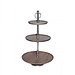 Mars & More keuken etagère hout rond 3 lagen 55cm