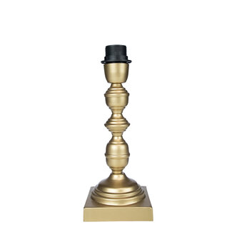 Mars & More lampvoet ornament champagne goud 11x11x30cm