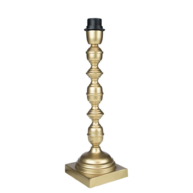 Mars & More lampvoet ornament champagne goud 12x12x40cm