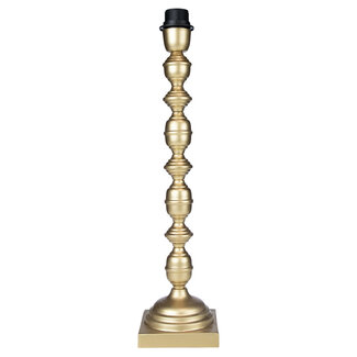 Mars & More lampvoet ornament champagne goud 12x12x50cm
