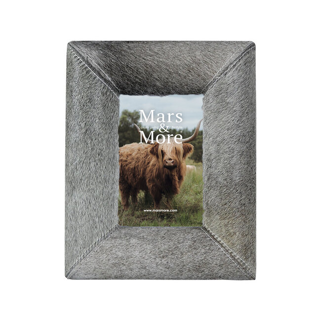 Mars & More fotolijst koe bol grijs 15x10cm