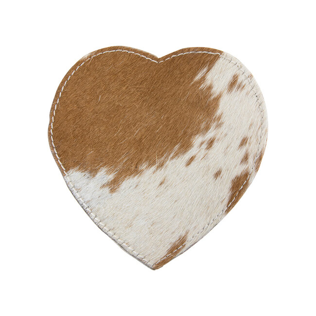 Mars & More hart opbergdoos koe bruin 15cm*