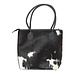 Mars & More handtas koehuid zwart/wit 30cm*