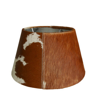 Mars & More lampenkap koe bruin/wit 30cm