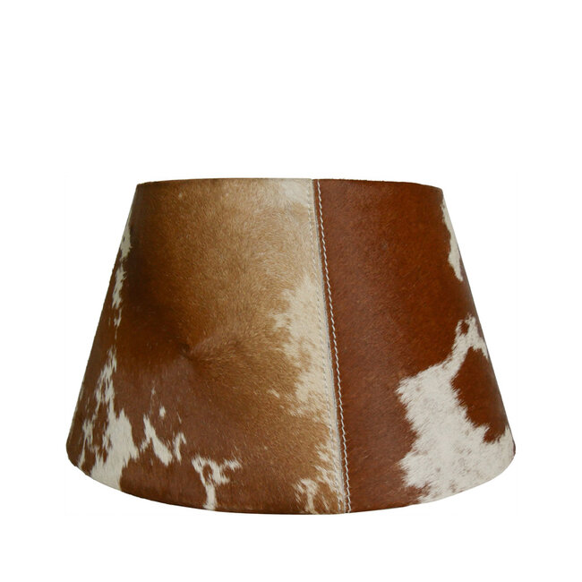 Mars & More lampenkap koe bruin/wit 30cm