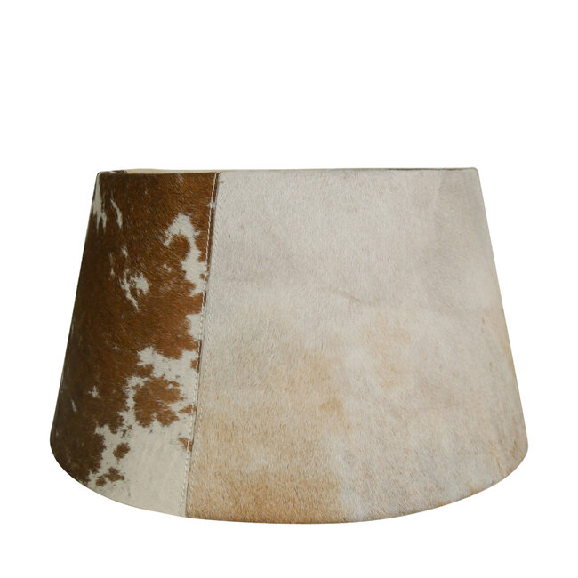 Mars & More lampenkap koe bruin/wit 40cm
