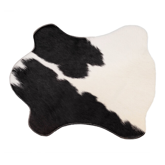 Mars & More placemat koevorm zwart/wit 30x48cm