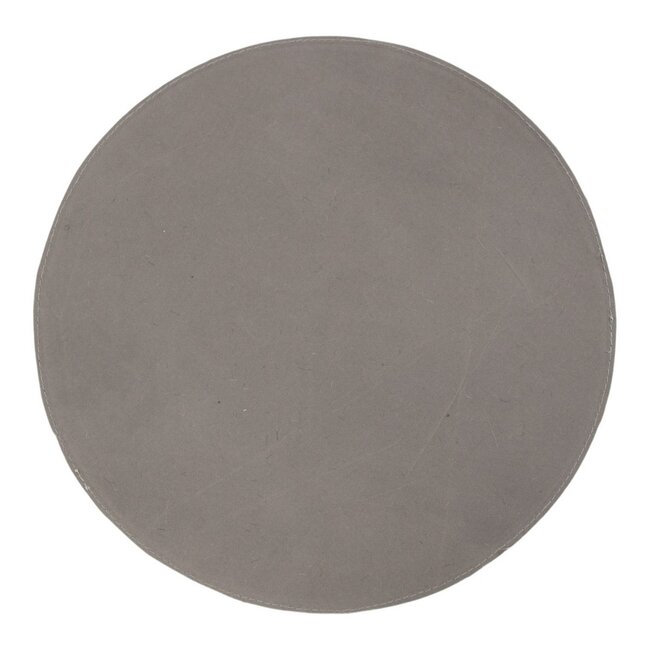 Mars & More placemat koehuid rond grijs Ø38cm