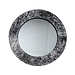 Mars & More spiegel rond standaard koe zwart/wit 25cm*