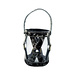 Mars & More *windlicht koe hengsel zwart/wit 15cm*