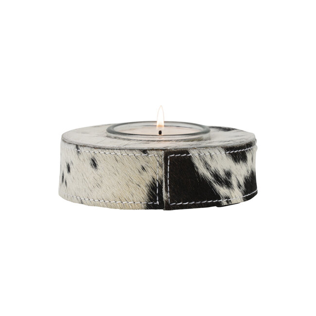 Mars & More windlicht koe zwart 13cm*