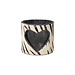 Mars & More *windlicht koe hart zebra 10cm*
