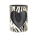 Mars & More *windlicht koe hart zebra 20cm*