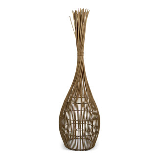Mars & More rotan vloerlamp 110cm (incl. elec. snoer)