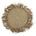 Mars & More zeegras vloerkleed rafels dia 90cm