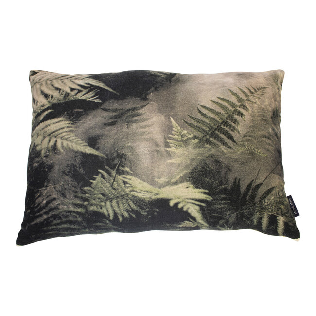 Mars & More groot kussen fluweel jungle bladeren 40x60cm*