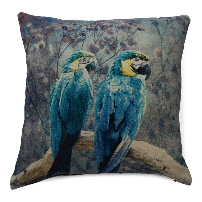 Mars & More kussen fluweel charming 2 ara's 45x45cm*