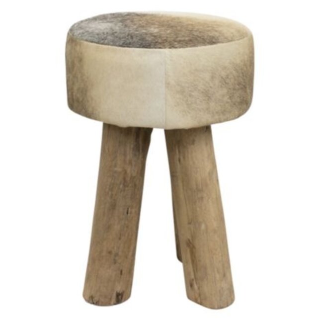 Mars & More kruk koe grijs rond 45cm