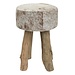 Mars & More kruk koe bruin wit rond 45cm
