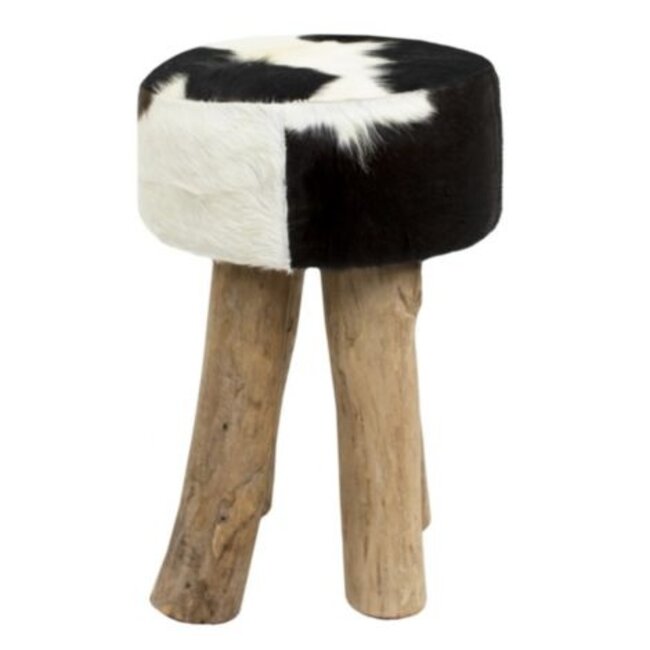 Mars & More kruk koe zwart rond 45cm