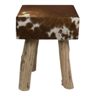 Mars & More kruk koe bruin wit vierkant 45cm